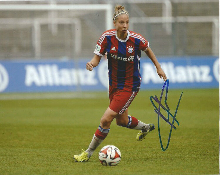 Bayern Munich Switzerland Swiss Caroline Abbe Autographed Signed 8x10 Photo Poster painting COA