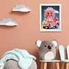 Cartoon Little Girl Diamond Art Painting Kits with Frame 