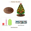 Diamond Painting Double Sided 3D Red Christmas Tree Tabletop Ornaments Kits