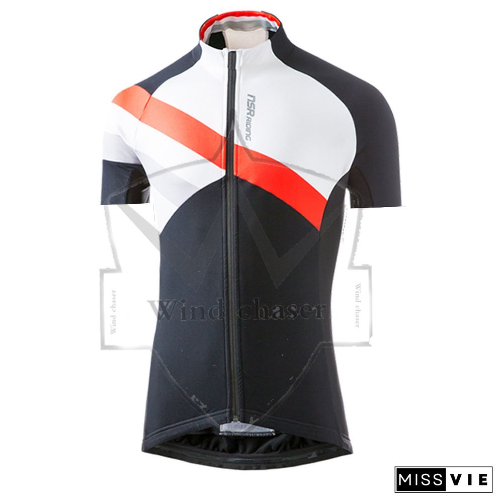 New Nsr Summer Short Sleeve Cycling Jersey Set Breathable Racing Sport Bicycle Jersey Cycling Clothing 여름 자전거 의류