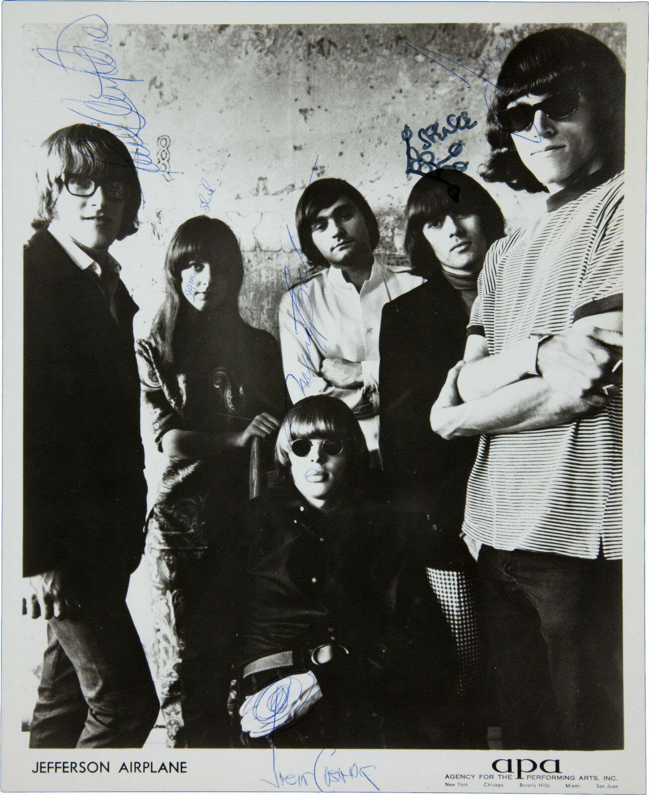 JEFFERSON AIRPLANE Signed Photo Poster paintinggraph - Pop / Rock Group - preprint