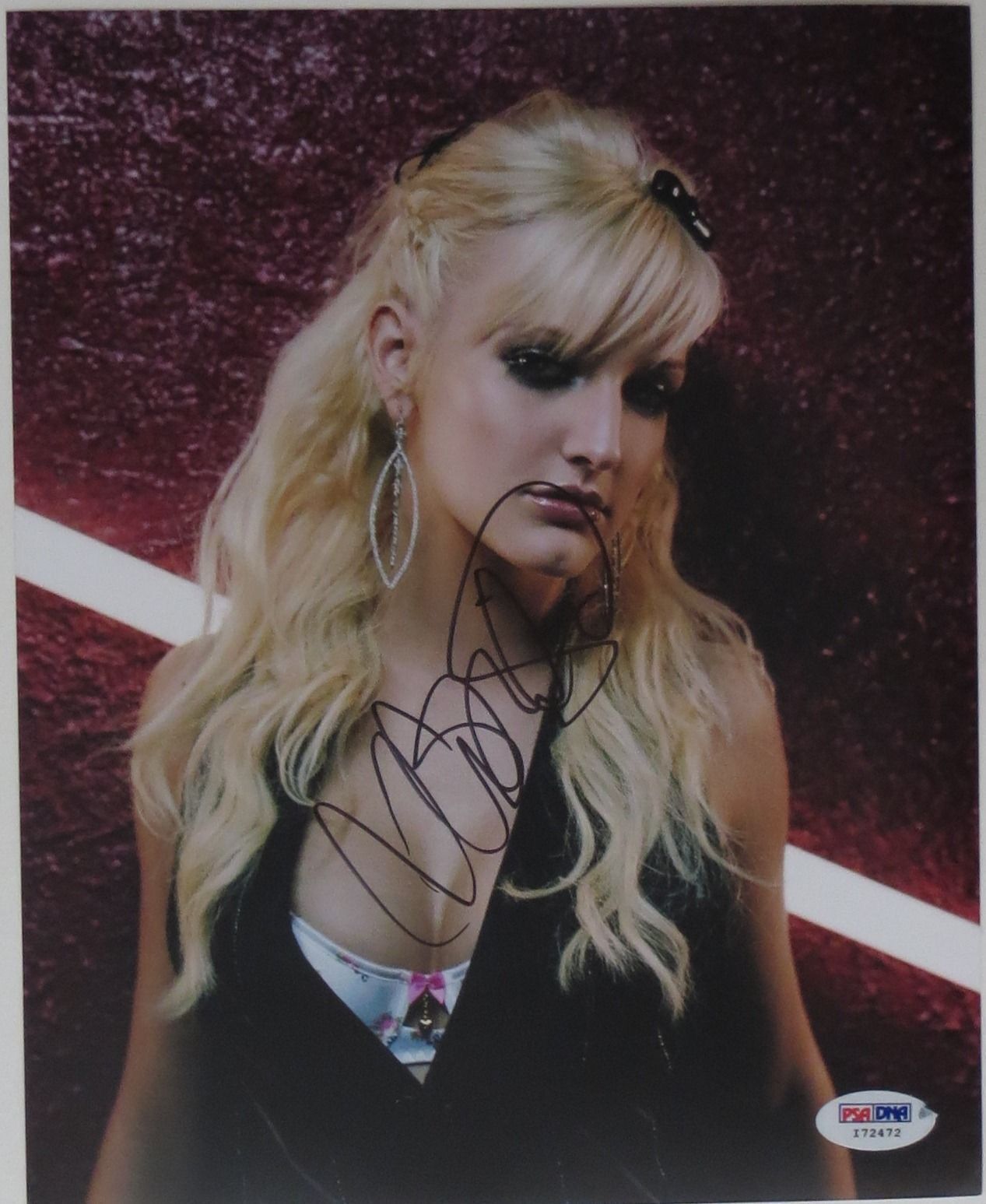 Ashlee Simpson Signed Authentic Autographed 8x10 Photo Poster painting PSA/DNA #I72472