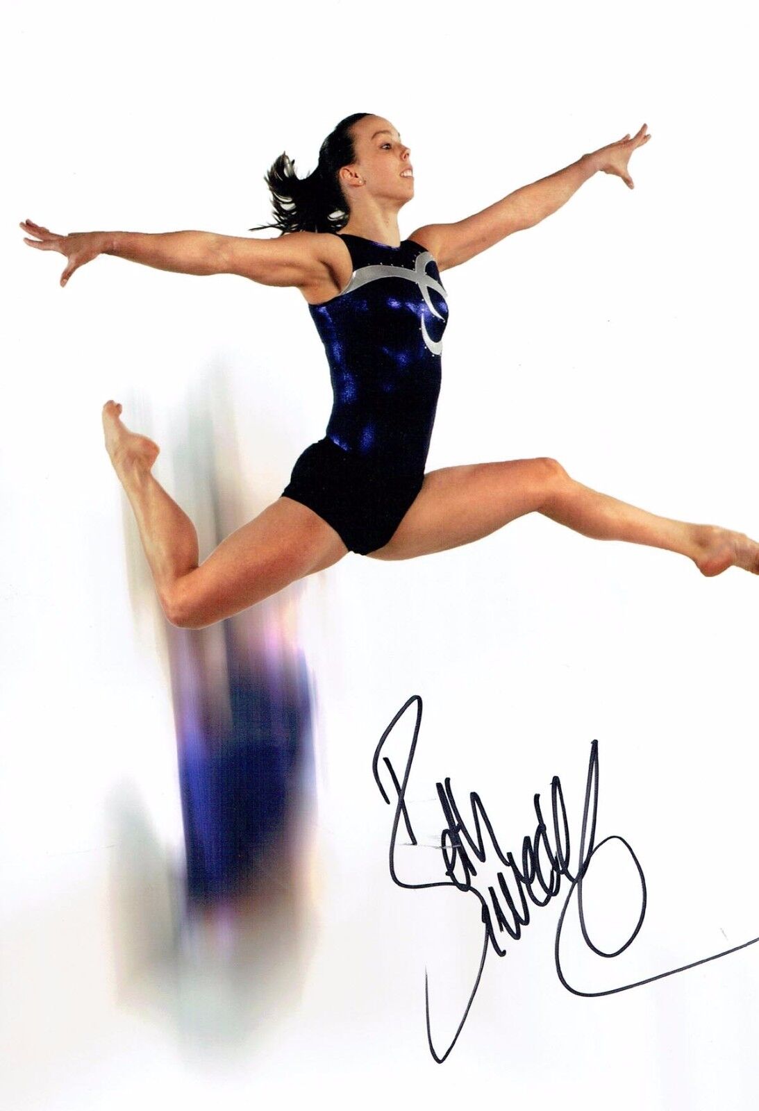 Beth TWEDDLE Autograph 12x8 Signed Photo Poster painting 1 AFTAL COA British Olympic Gymnast