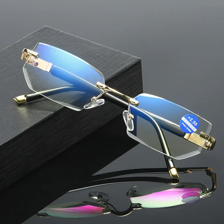 NEW SAPPHIRE HIGH HARDNESS ANTI-BLUE DUAL-USE READING GLASSES