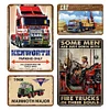 4pcs - Hot Truck Mix - Vintage Metal Signs(8*12Inch) - Vehicle