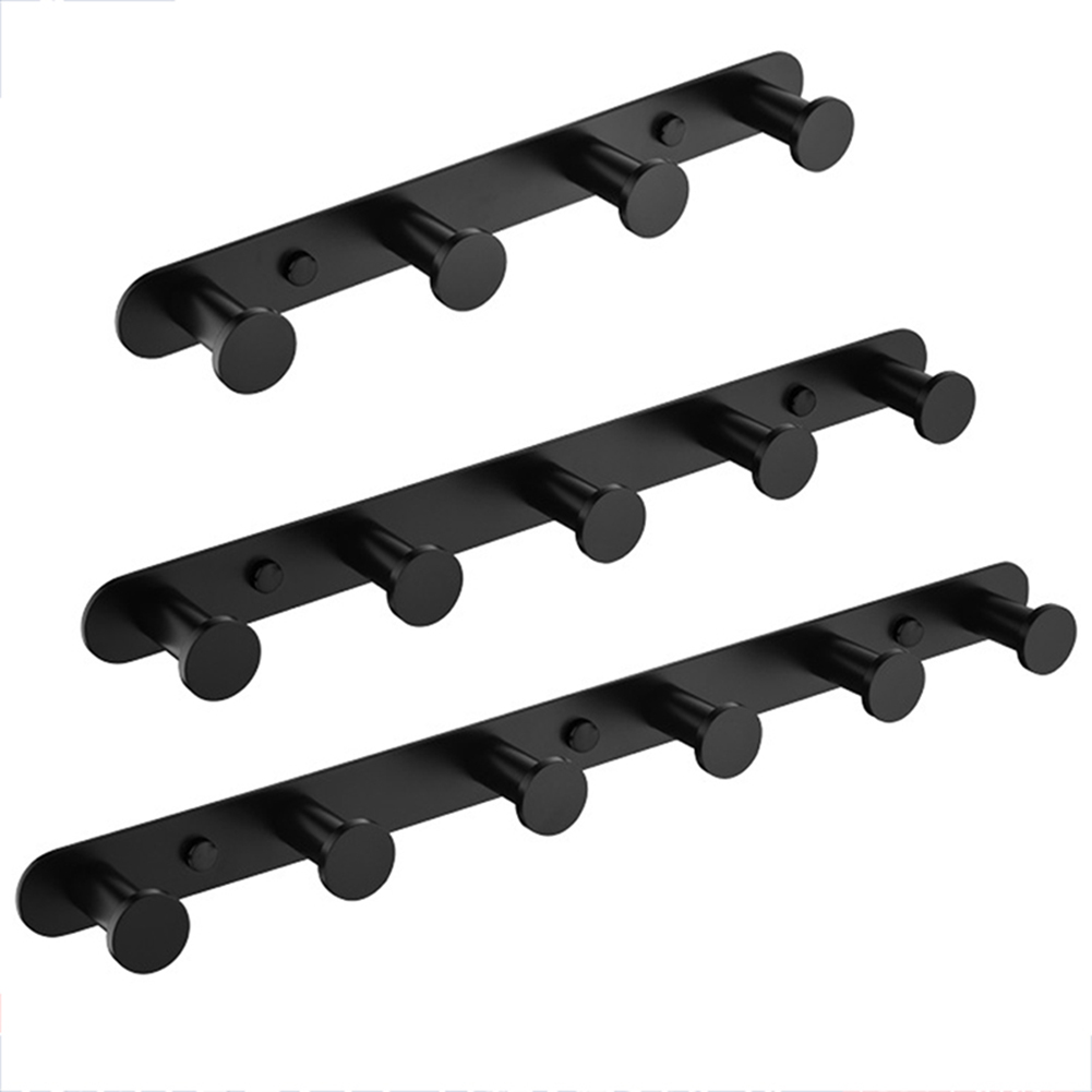 

Stainless Steel Wall Mounted Hanging Hook Bathroom Coat Hat Hanger Rack, 5 grid, 501 Original