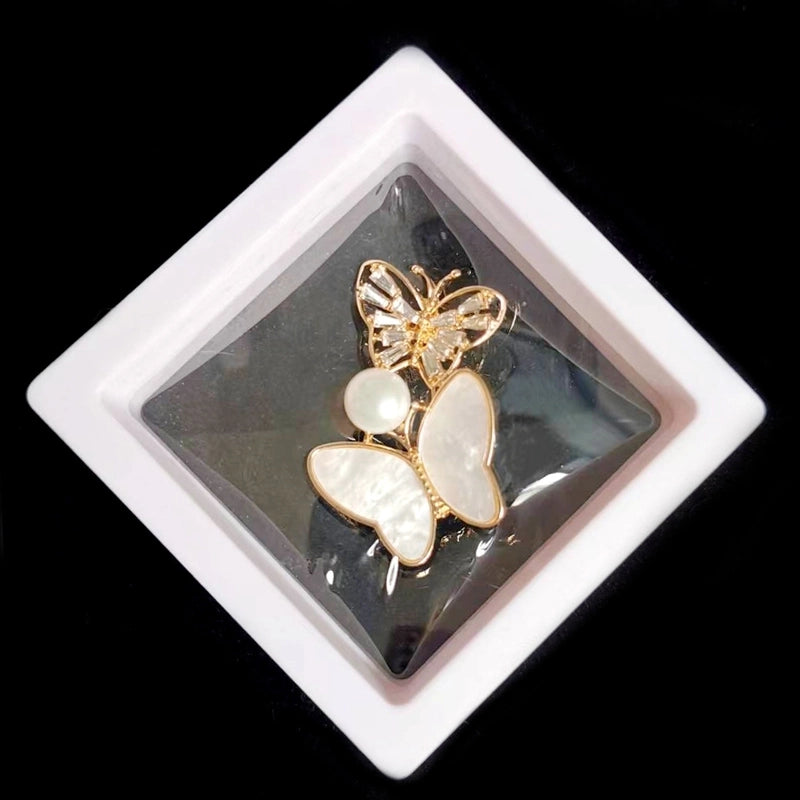 Basic Modern Style Classic Style Pin Animal Flower Alloy Plating Inlay Artificial Pearls Rhinestones Women’s Brooches