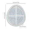 Easter Bunny Tray Silicone Mould DIY Easter Tray Resin Casting Moulds Reusable Easters Egg Storage Dish Moulds Handmade Ornament Mould for Coaster Gypsum Craft Gifts Making (Easter B)