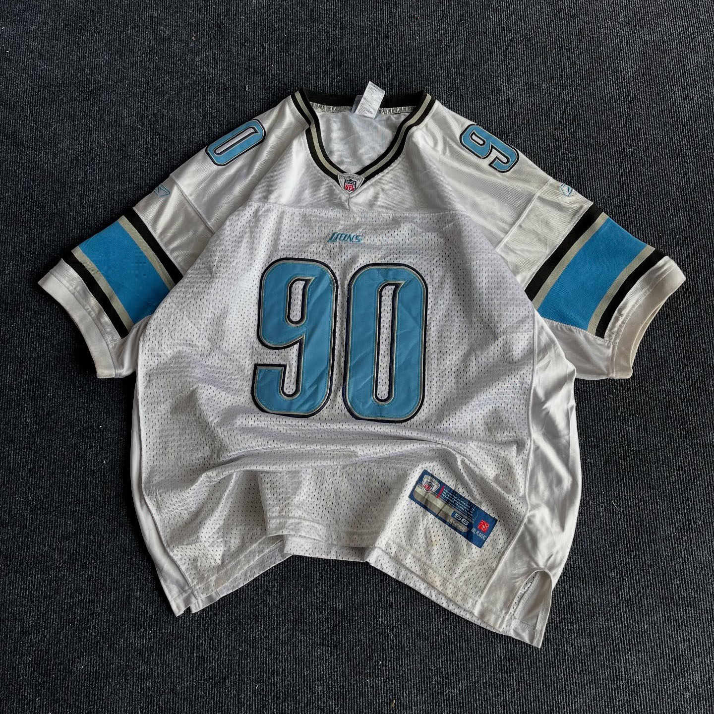 Blue Number 90 Jersey