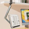 Cantilever Reading Rack Desktop Reading Stand 360 Degree Rotating Transparent Reading Rack