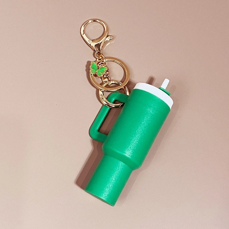 Minimalist Classic Style Cup Plastic Unisex Bag Pendant Keychain