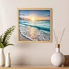 11CT Counted/Stamped Sunset By The Sea-Cross Stitch-40*40cm