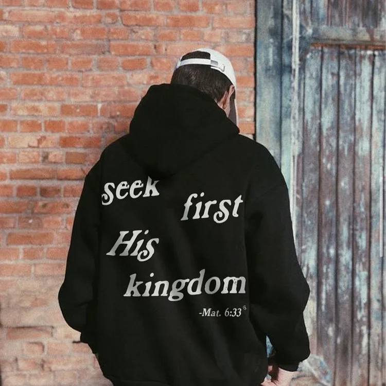 Seek First His Kingdom Graphic Hoodie SOPULA