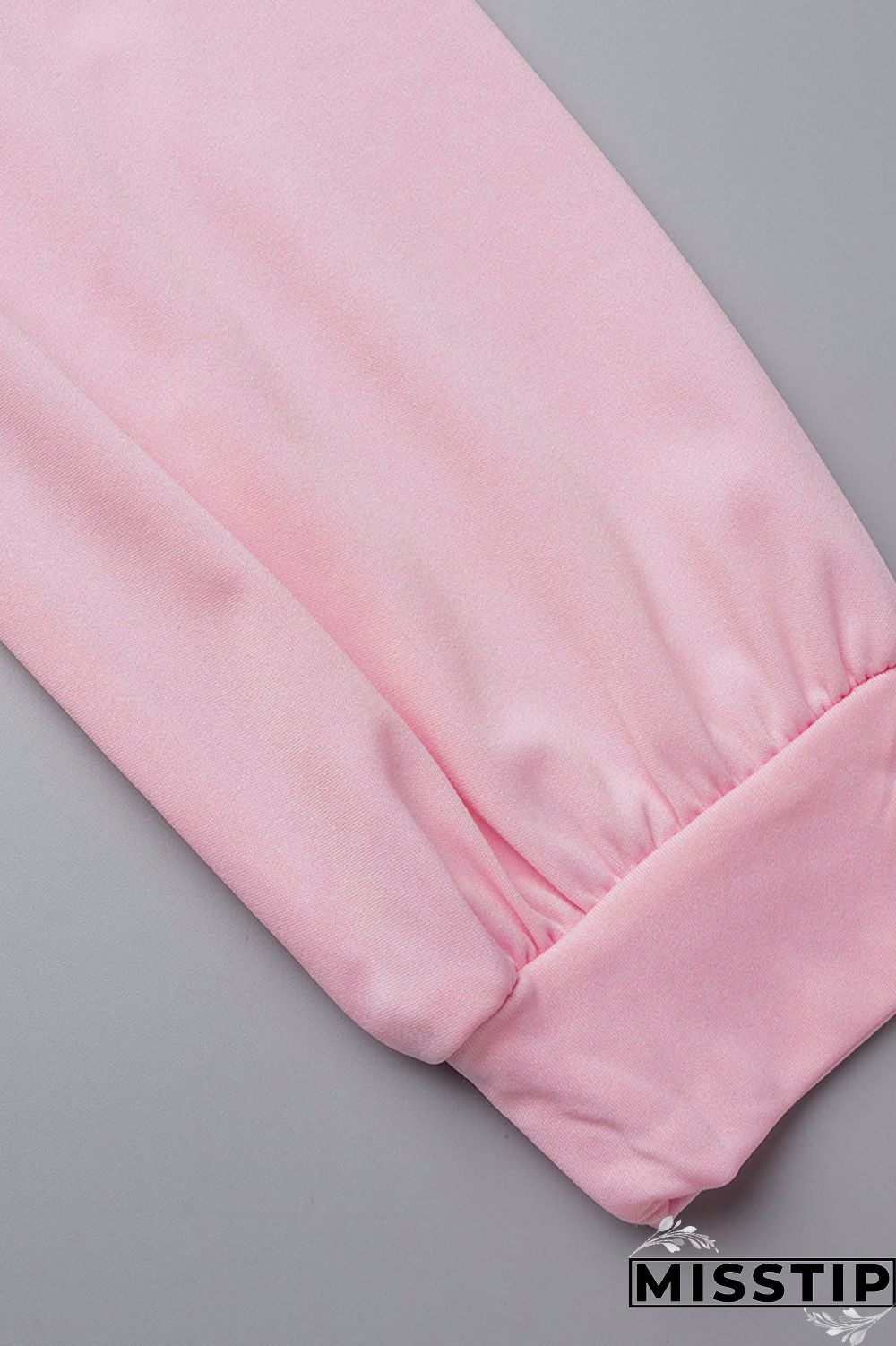 Blue Casual Solid Basic U Neck Long Sleeve Two Pieces