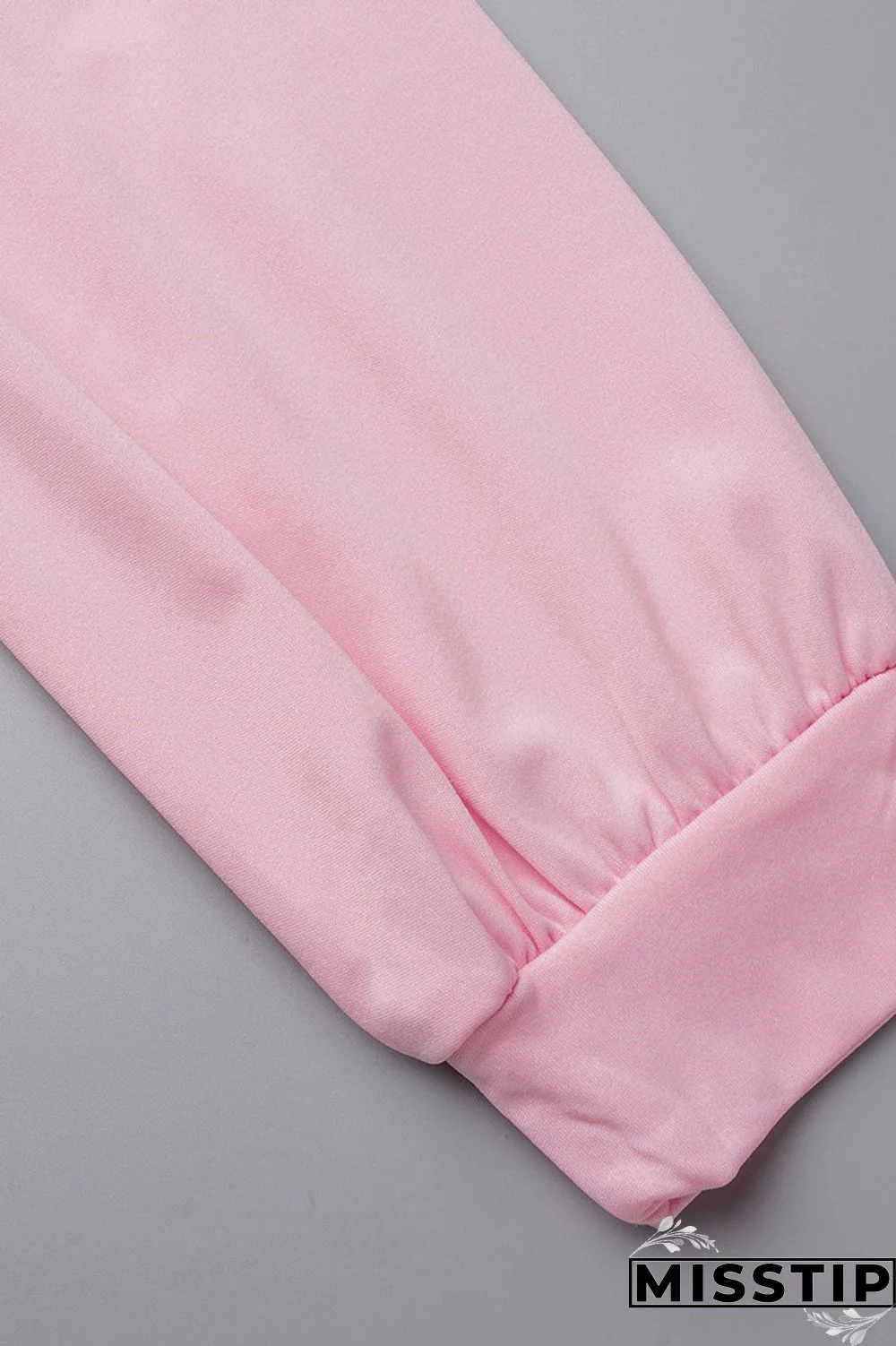 Blue Casual Solid Basic U Neck Long Sleeve Two Pieces