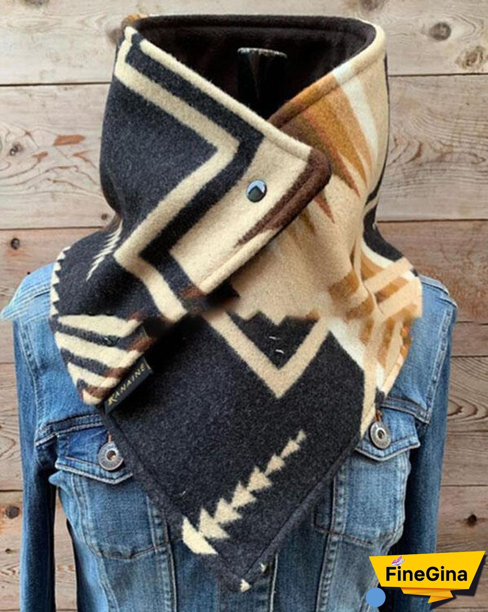 Geometric Print Light Weight Fashion Scarf