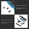 38 in 1 Chain Removal Tool, Outdoor Bicycle Repair Tools Screwdriver Bits Wrench Multi-Function Bottle Opener for Travel Use