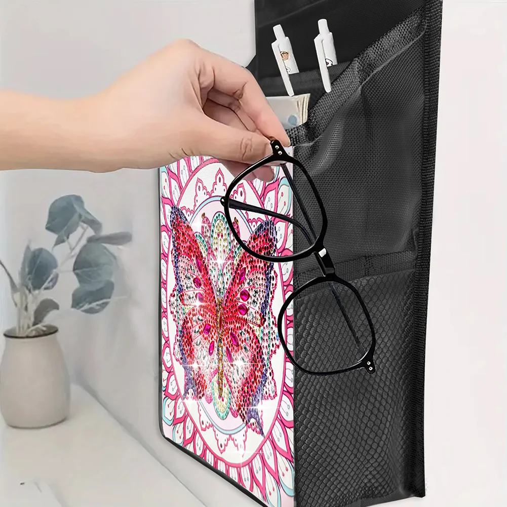 DIY Butterfly Diamond Painting Storage Bag Diamond Art Sundries Holder Bag