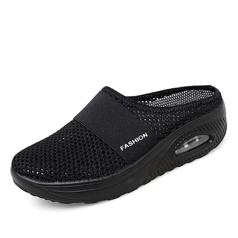 New Women Shoes Casual Increase Cushion Shoes Non-slip Platform Sneakers For Women Breathable Mesh Outdoor Walking Slippers