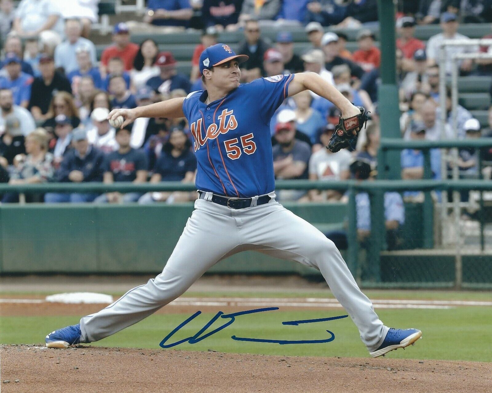 Signed 8x10 COREY OSWALT New York Mets Autographed Photo Poster painting - w/ COA