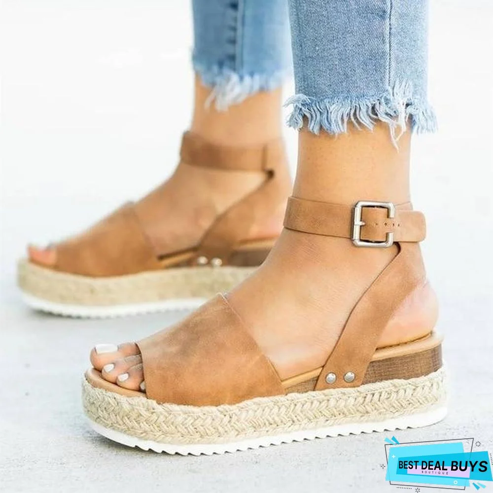 Wedges Shoes For Women High Heels Sandals Summer Flip Flop Platform Sandals