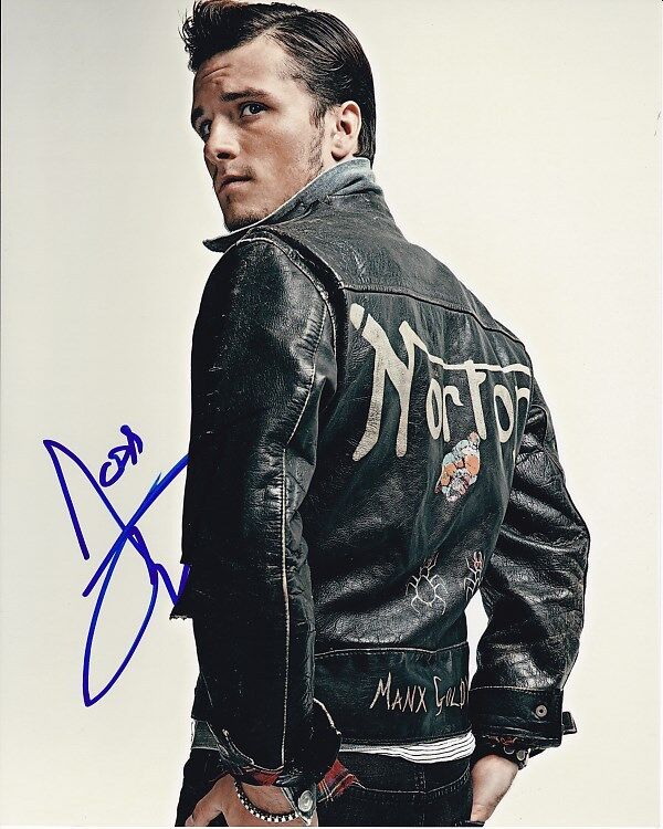 JOSH HUTCHERSON signed autographed NORTON LEATHER JACKET Photo Poster painting