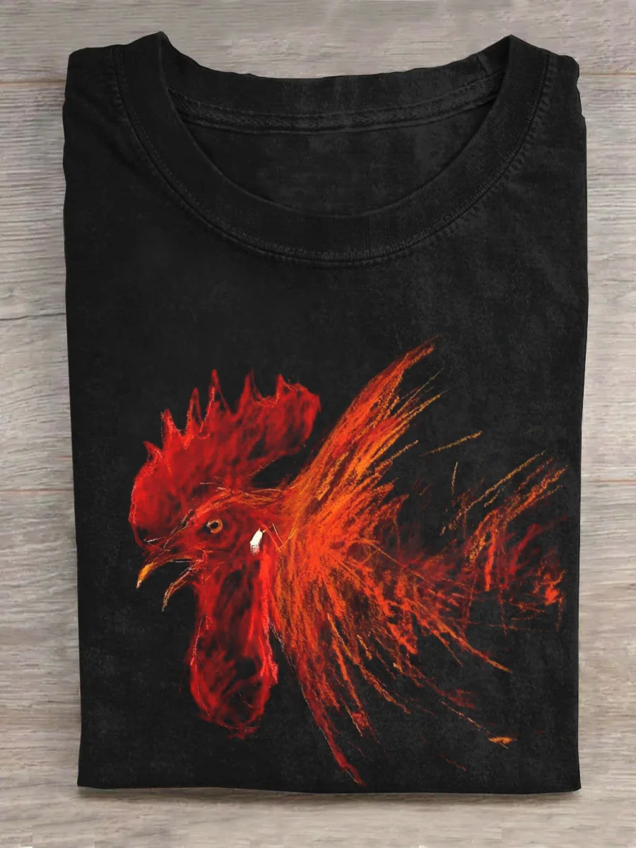 Eagerlys Chalk Drawing Chicken-1 T-shirt Eagerlys