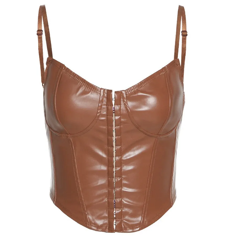 Weird Puss Sexy Summer Hollow Out Faux Tank Tops Bandage Drawstring Halter Y2K Cyber Backless Skinny Stretchy Activewear Vest