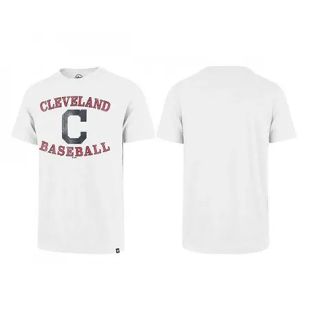 Men's Cleveland Guardians White T-Shirt WQ1S