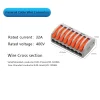 10/30/50 pcs Universal Cable Connector，Embedded terminal block universal quick connector