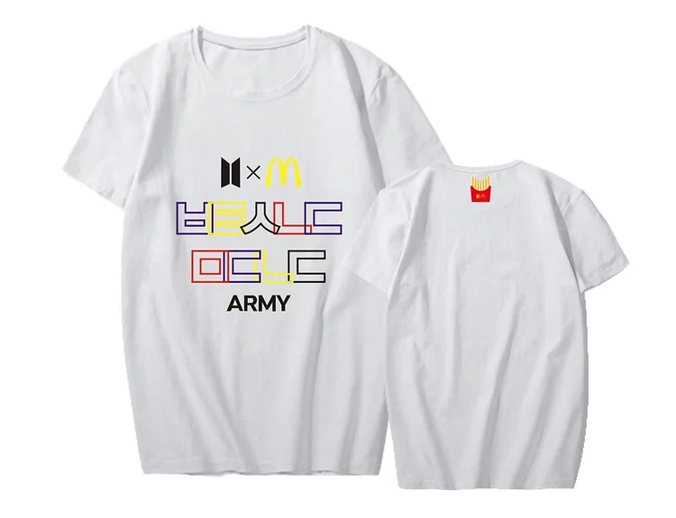 방탄소년단 MCDONALDS Casual T-shirt