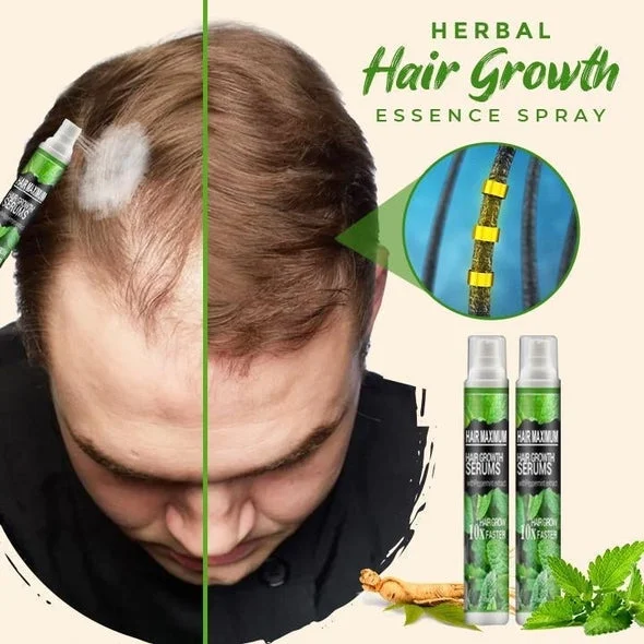 Herbal Hair-Growth Essence Spray【🔥Buy 1 Get 1 Free】