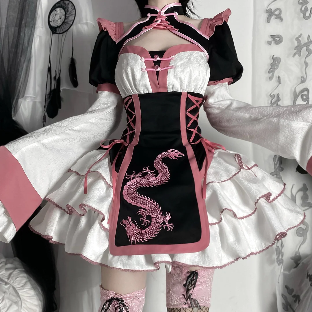 Sweet Dragon QiLolita Sweet Fashion Dress SP19074
