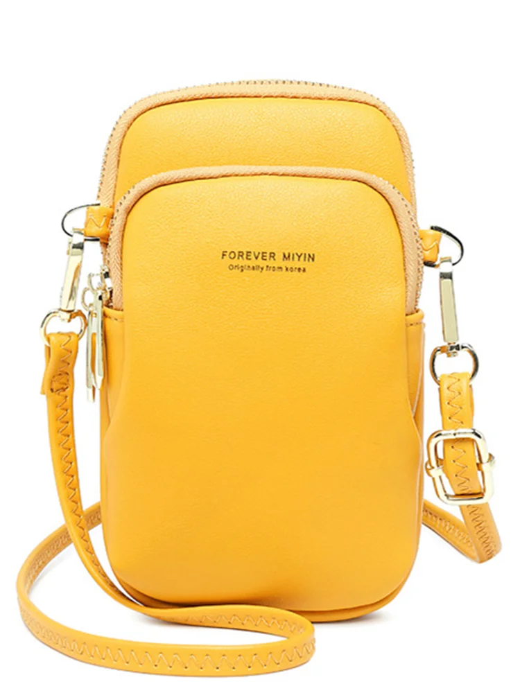 Portable Durable Leather Mini Crossbody Bag