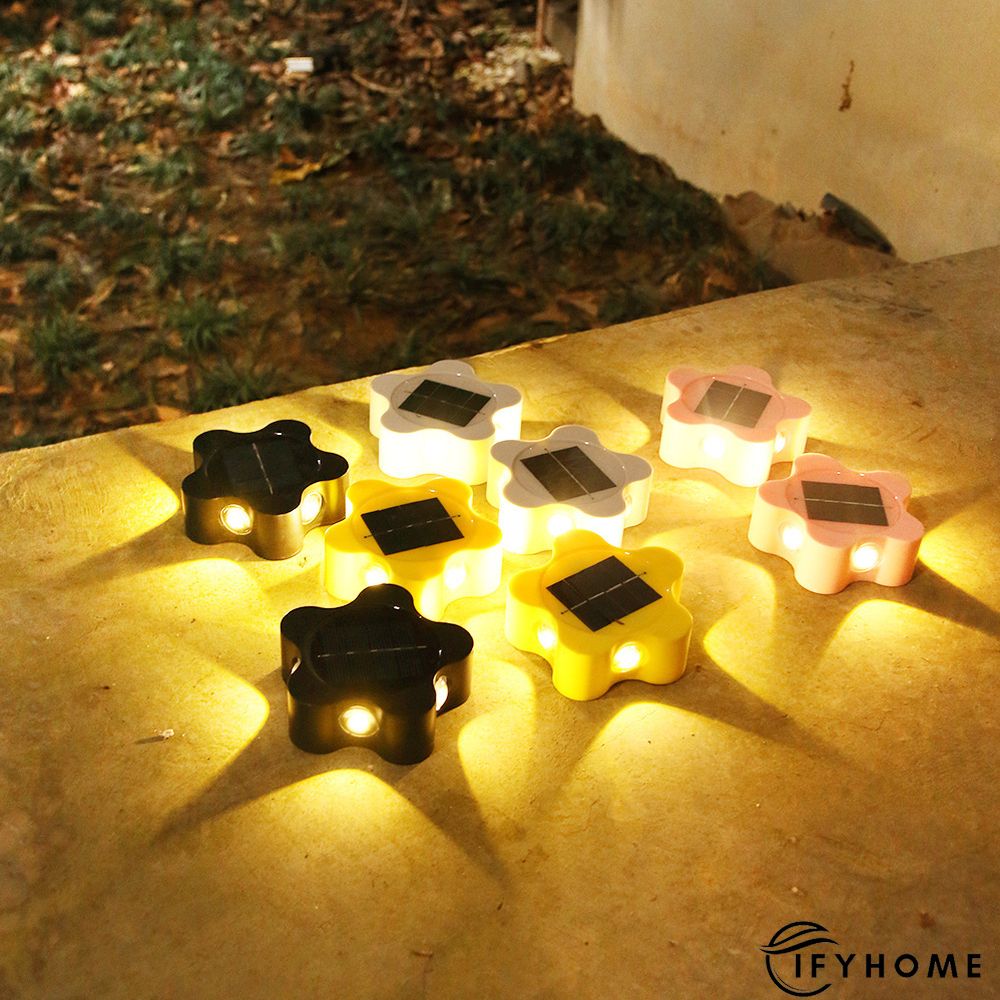 3PCS Solar LED Outdoor Wall Light Waterproof Garden Decor Lamp | IFYHOME