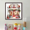Christmas Shop-18CT Counted Cross Stitch 35*35cm/13.78*13.78in