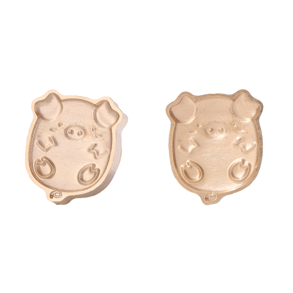 

22.3*19mm Cute Pig Wax Seal Stamp Copper Head - Wax Seal Stamp, 501 Original