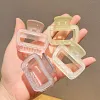 12PCS Lovely Jelly Frosting Hair Claws