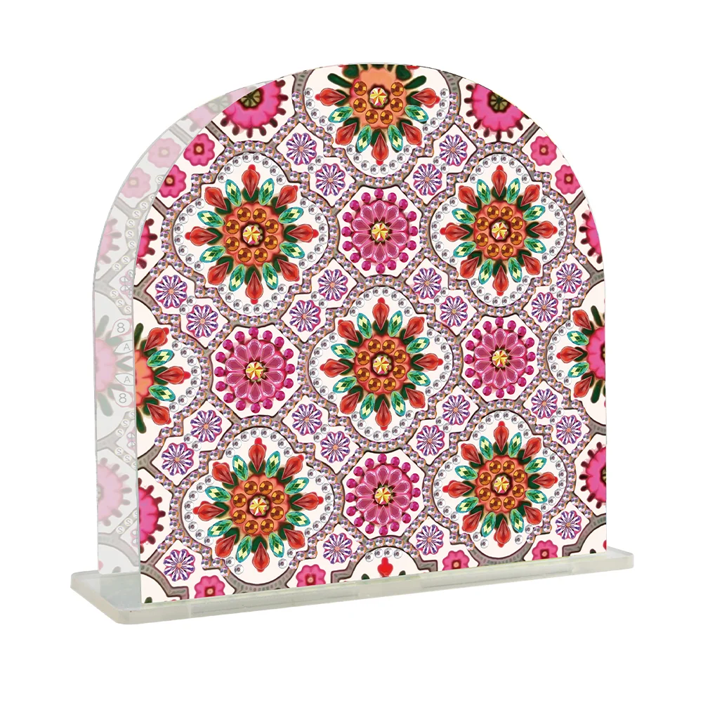 DIY Mandala Acrylic Diamond Painting Napkin Rack Decor forHome Office Decor