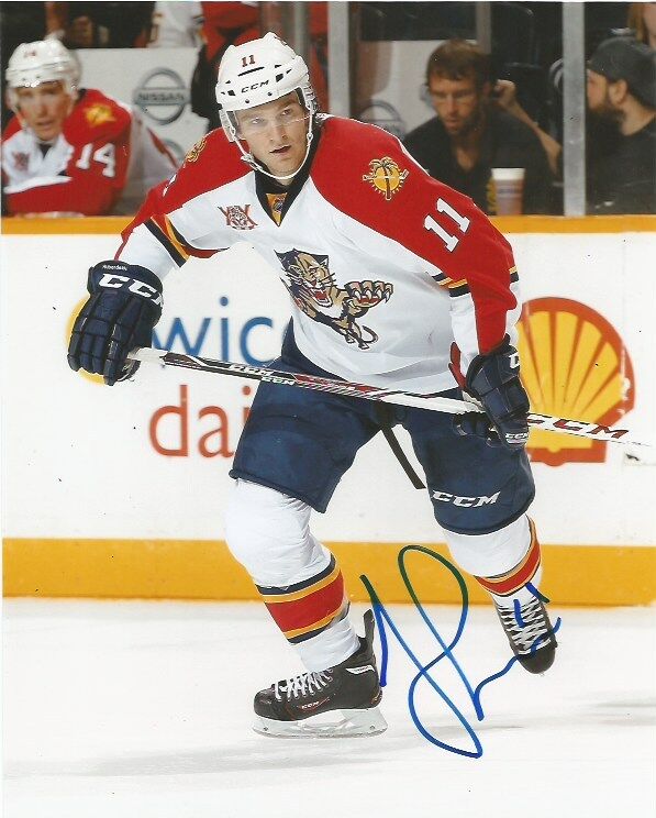 Florida Panthers Jonathan Huberdeau Signed Autographed 8x10 Photo Poster painting COA D