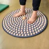 Solid wood foot massage mat foot acupoint meridian super jogging acupressure board