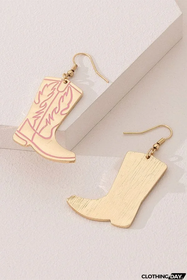 Boots Drop Earrings