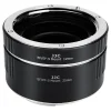 JJC Macro Ring Adapter Ring Close-up Ring Suitable For Sony E Canon EF RF Fuji X Panasonic M43 Camera Adjustable Aperture Autofocus Macro Adapter Ring Close-up Ring