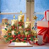Wooden Special Shaped Christmas Candle Diamond Painting Tabletop Ornaments Kit