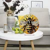 (US Local)Acrylic Special Shape Bee 5D Diamond Painting Clock Art Craft Kit