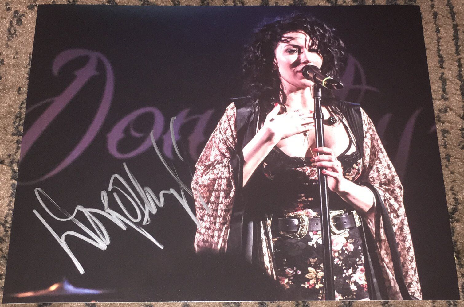 DOROTHY MARTIN BAND SIGNED AUTOGRAPH SEXY 8x10 Photo Poster painting D w/EXACT PROOF