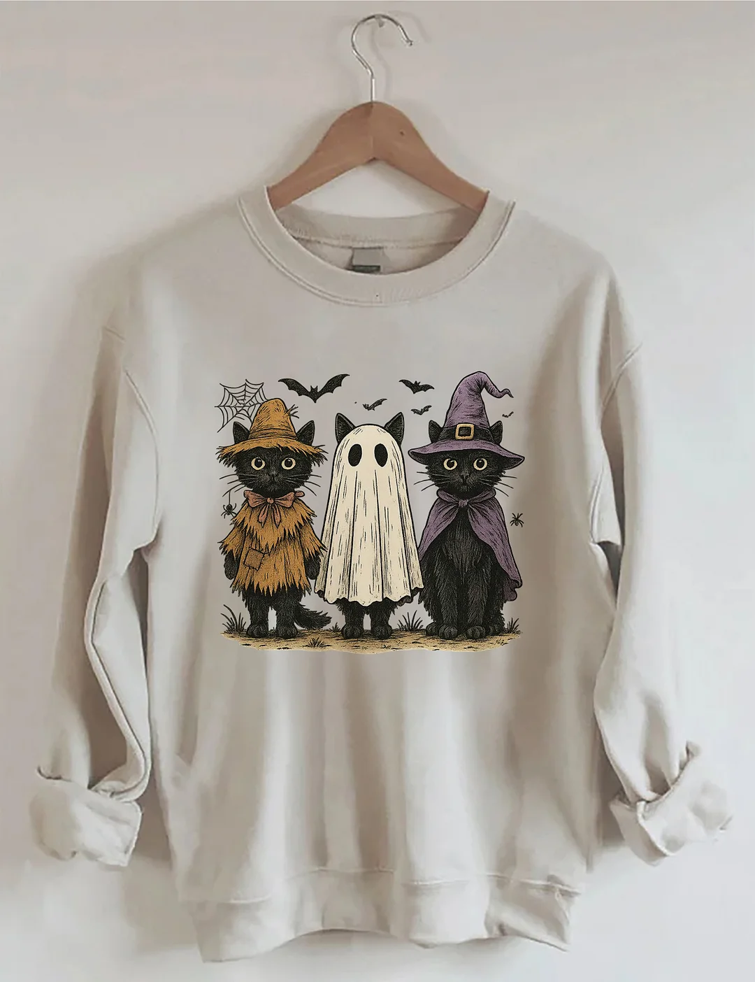  Halloween Cat Sweatshirt