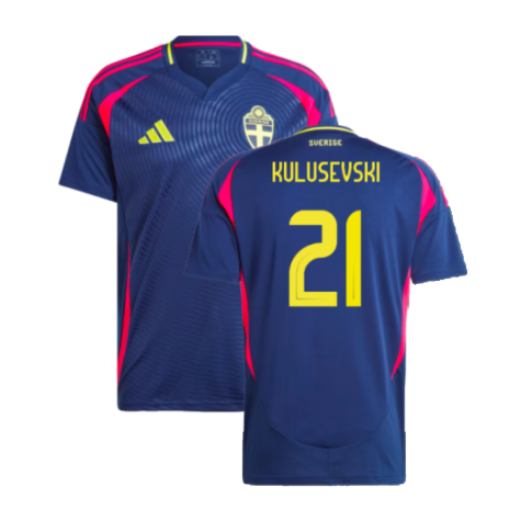 Schweden Dejan Kulusevski 21 Away Trikot 2024-2025