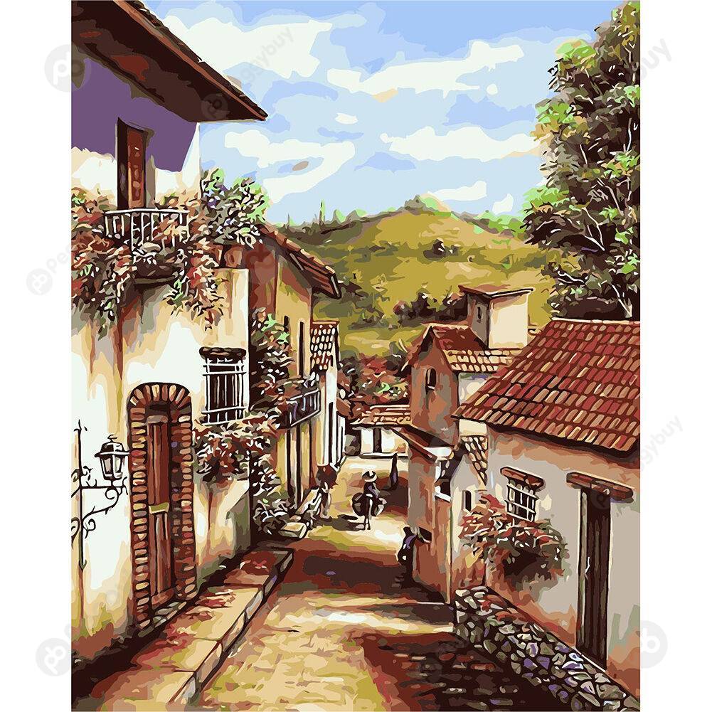 

40*50CM Paint By Numbers-Alley, 501 Original