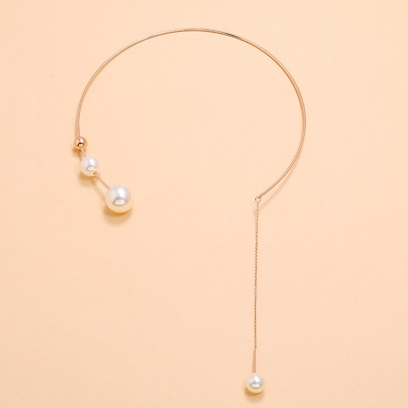 Nordic Style Pearl Pendant Necklace